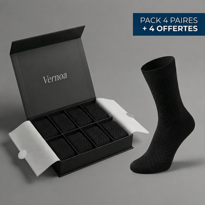CHAUSSETTES VERNOA MI-HAUTES EN FIBRE DE BAMBOU PREMIUM