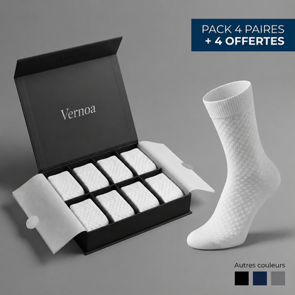 CHAUSSETTES VERNOA MI-HAUTES EN FIBRE DE BAMBOU PREMIUM